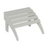 Outdoor Adirondack Chair & Ottoman Set – Sand