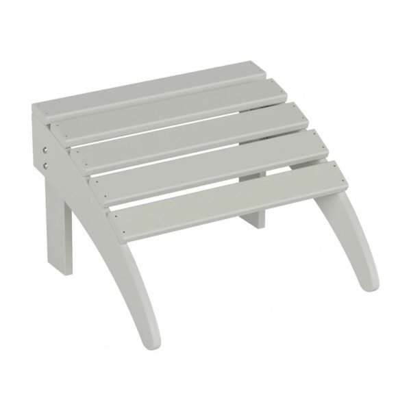 Outdoor Adirondack Chair & Ottoman Set – Sand