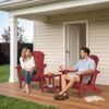 Folding Adirondack Chair – Dark Red