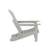 Outdoor Adirondack Chair & Ottoman Set – Sand