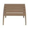 Outdoor Adirondack Chair & Ottoman Set – Weathered Wood