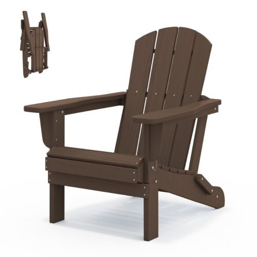 Folding Adirondack Chair – Coffee