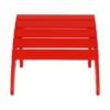 Outdoor Adirondack Chair & Ottoman Set – Red