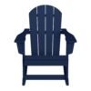 Outdoor Patio Rocking Adirondack Chair – Navy Blue