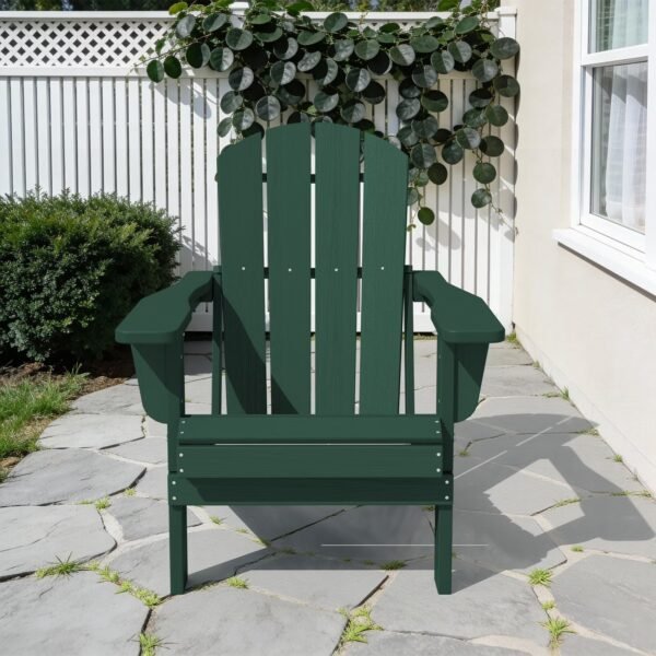 Folding Adirondack Chair – Dark Green