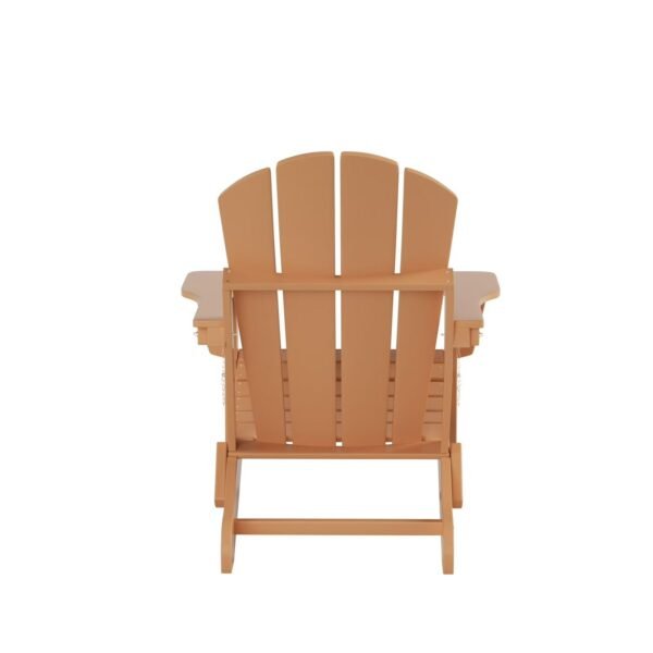 Outdoor Adirondack Chair & Ottoman Set – Teak