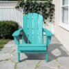 Folding Adirondack Chair – Turquoise