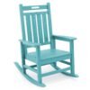 HDPE Outdoor Rocking Chair – Peacock Blue