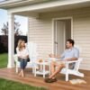 Folding Adirondack Chair – White