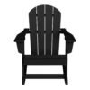 Outdoor Patio Rocking Adirondack Chair – Black