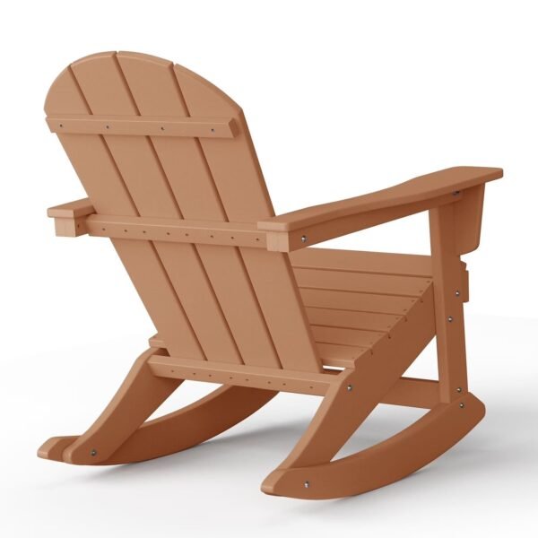 Outdoor Patio Rocking Adirondack Chair – Teak