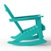 Outdoor Patio Rocking Adirondack Chair – Turquoise