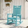HDPE Outdoor Rocking Chair – Peacock Blue