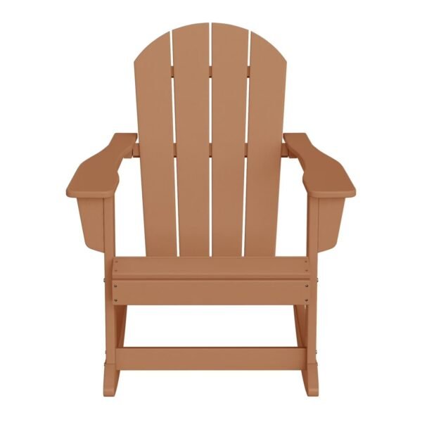 Outdoor Patio Rocking Adirondack Chair – Teak