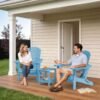 Folding Adirondack Chair – Light Blue