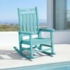 HDPE Outdoor Rocking Chair – Peacock Blue