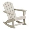 Outdoor Patio Rocking Adirondack Chair – Sand