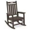 HDPE Outdoor Rocking Chair – Coffee