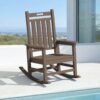 HDPE Outdoor Rocking Chair – Brown