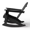 Outdoor Patio Rocking Adirondack Chair – Black
