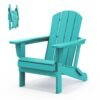 Folding Adirondack Chair – Turquoise