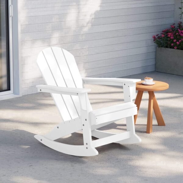 ypcexjqxuhul9jnnzvnp.jpg Outdoor Patio Rocking Adirondack Chair – White